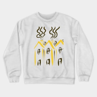 Three houses Crewneck Sweatshirt